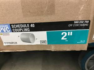 lot 137 image: PVC SCHEDULE 40, COUPLING