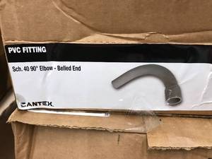 lot 141 image: PVC FITTING, SCHEDULE 40, 90 ELBOW