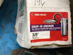 lot 196 image: RED HEAD 38 DROP ANCHOR