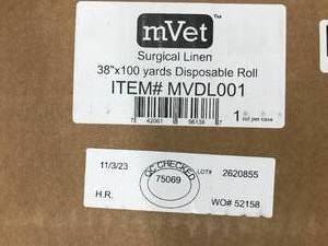 lot 187 image: MVET SURGICAL LINER