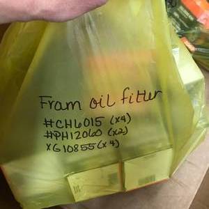 lot 173 image: FRAM OIL FILTERS, ASSORTED