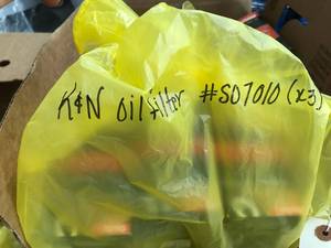 lot 161 image: K&N OIL FILTER #S07010