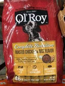 lot 60 image: OL ROY DOG FOOD 46LB BAG