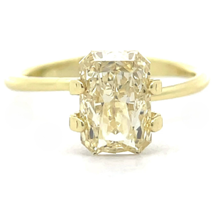 lot 12 image: Loose 2.42 Carat Fancy Lab-Grown Yellow Diamond - Radiant Cut $4,840 Retail VIDEO
