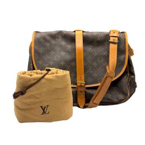 lot 13D image: Louis Vuitton Monogram Saumur 35 Crossbody Bag Pre-Owned Retail $1,650