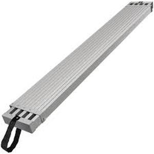 lot 22 image: VEVOR Telescoping Aluminum Work Plank 6 ft. to 9 ft. Plank 500 lbs. Extension Staging Plank 12.5 in. W Scaffold Plank   Customer Returns See Pictures