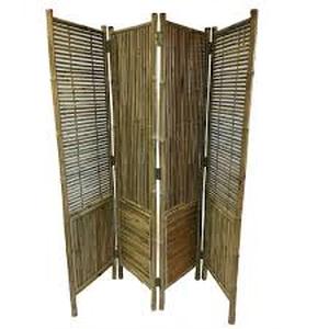 lot 62 image: Master Garden Products BSC-98 Self Standing Divider Bamboo Screen, 72 x 72 Tan   Customer Returns See Pictures