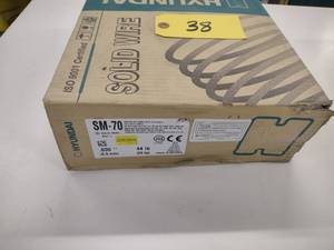 lot 38 image: Hyundai Welding Wire, SM-70, .035, ...