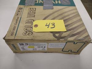 lot 43 image: Hyundai Welding Wire, SM-70, .035, ...