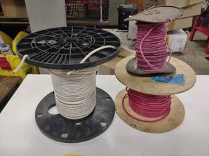 lot 57 image: Copper Wire, (2) Rolls 8 ga. & (1) ...