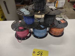 lot 58 image: Copper Wire, (6) Rolls 12 ga....