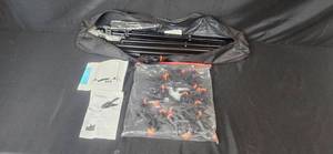 lot 28 image: Julius Studio Photo Studio Background Support System Kit with Clamps and Carry Bag