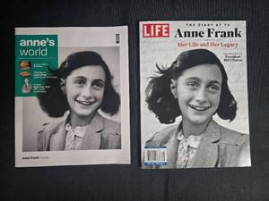 lot 52 image: Anne Frank Magazine Collection LIFE Special Edition and Annes World Booklet