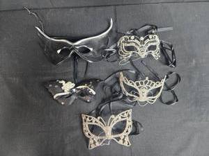 lot 75 image: Collection of Masquerade and Costume Party Masks