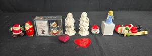 lot 93 image: Assorted Holiday Figurines and Ornaments Collection