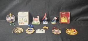 lot 108 image: Patriotic and Holiday Ornament Collection with Liberty Falls Figurines