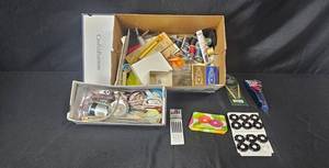 lot 141 image: Large Assorted Sewing and Knitting Supplies Collection with Tools and Accessories
