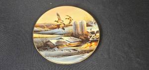 lot 162 image: Terry Redlin Limited Edition Collectible Plate Evening Company