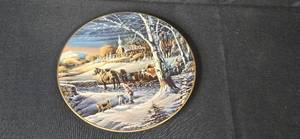 lot 193 image: 1992 Hadley House Almost Home Collector Plate by Terry Redlin
