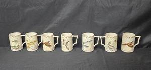 lot 196 image: Set of Lenox Riverwood Wildlife Mugs by Catherine McClung