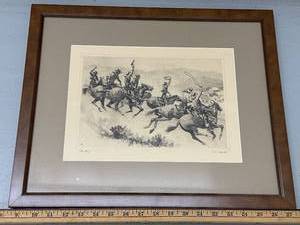 lot 5P image: Framed Artwork Pay Day by R.H. Palenske