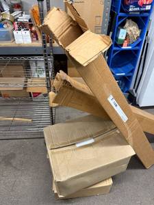 lot 50RC image: Assortment of Bronze Weatherstrips and Concentric Pipe Adaptors in Damaged Packaging