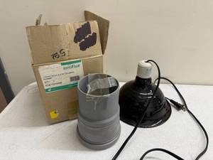 lot 74RC image: InnoFlue 110mm150mm Concentric Increaser with Clamp Lamp