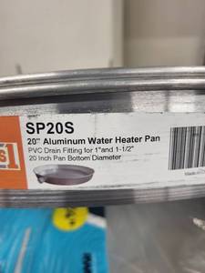 lot 5RC image: Set of 3 Aluminum Water Heater Pans Assorted Sizes