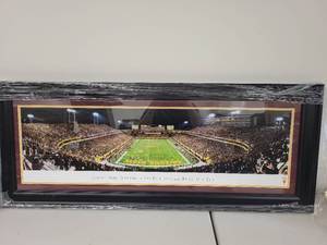 lot 44S image: Framed Panoramic Photo of Arizona State University Sun Devil Stadium, Frank Kush Field