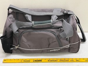 lot 53C image: High Sierra Gray Duffel Bag with Shoulder Strap