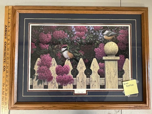 lot 3U image: Framed Kim Norlien Home Sweet Print 2001