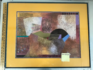 lot 5U image: Framed Abstract Artwork by Ross Edwards from Art Resources Gallery
