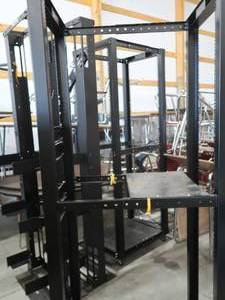 lot 16 image: 4 FREE STANDING DATA RACKS