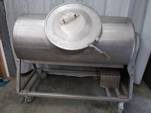 lot 0A image: COMMERCIAL MEAT TUMBLER  MARINATOR