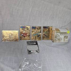 lot 7 image: Vintage 1998 Scoreboard 23Kt Gold, Set of Three, As New