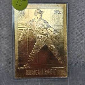 lot 15 image: 1997 Tops Gold Hideki Irabu 263710