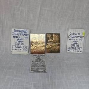 lot 25 image: 1998 Darryl Strawberry 23Kt World Championship (2)