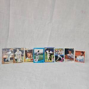 lot 132 image: Collection of 8 Cards
