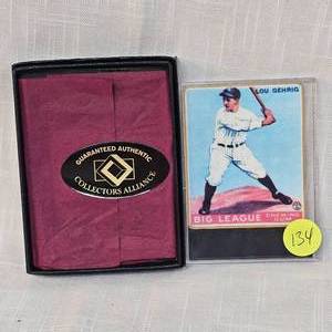 lot 134 image: 1933  Porcelain Lou Gehrif and 31 of 5000