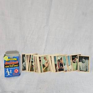 lot 118 image: Original 1985 Kmart Home Run Kings Set by Topps, Mint Condition