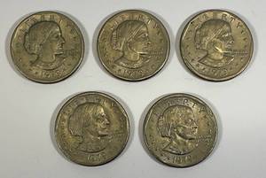 lot 37 image: 1979 D Susan B. Anthony Dollars