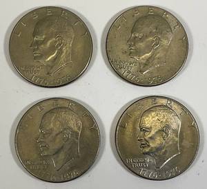 lot 44 image: 1776-1976 D Bicentennial Eisenhower Type 2 Narrow Print
