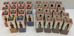 lot 85 image: Vintage AVON Chess Pieces In Original Boxes