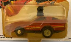 Vintage Schaper Stomper Five Winder Corvette On Original Card (Bubble Yellowed)