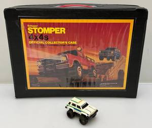 lot 102 image: Vintage Schaper Stompers Collectors Case With Miniature Stomper Toyota SR5