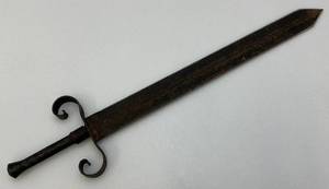 lot 109 image: Vintage Metal Handmade Sword 22 Blade