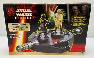 lot 110 image: Vintage Star Wars Eopisode I Electronic Lightsaber Duel Game (NIB)