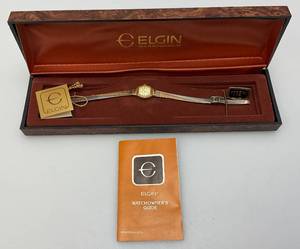 lot 112 image: Vintage Elgin Womens Watch In Original Box With Tags