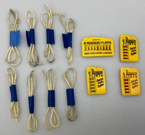 lot 113 image: Vintage ZIPPO Lighter Wicks & Flints