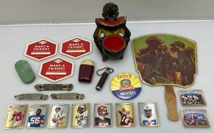 lot 116 image: Misc. Vintage Collectibles Including Hamms, Grain Belt & More